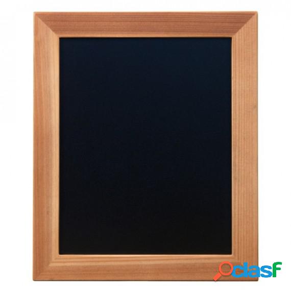 Lavagna Woody - teak - 20x24 cm - Securit