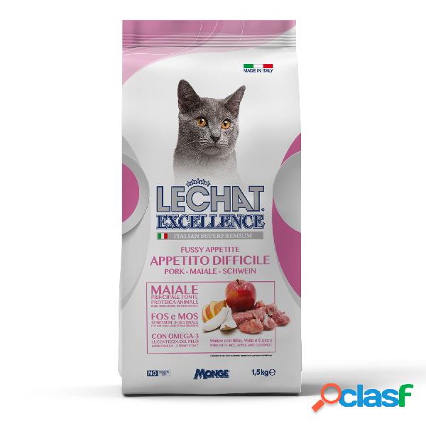 Lechat Excellence Cat Adult Appetito Difficile Maiale 1,5 kg