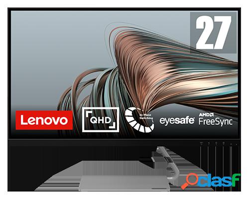 Lenovo Monitor Lenovo Q27q-1L 27" 2K QHD con Eyesafe (IPS,