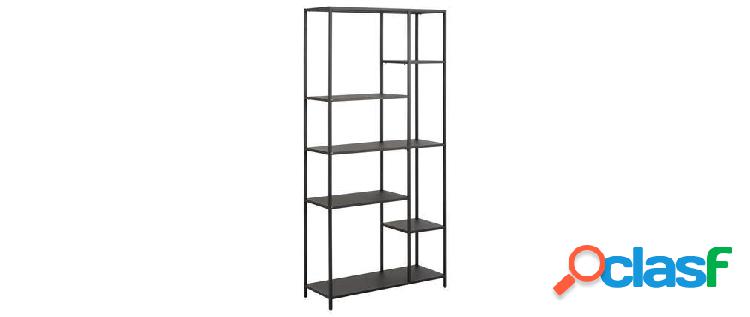 Libreria design in metallo nero H165 cm PODIUM