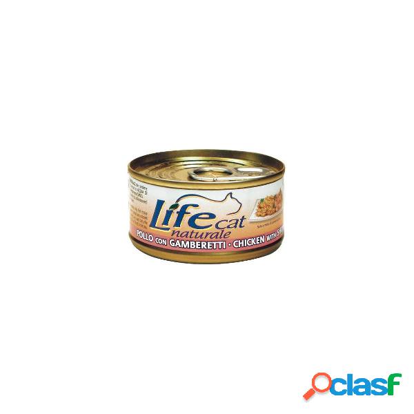 LifeCat Pollo con gamberetti 85 gr