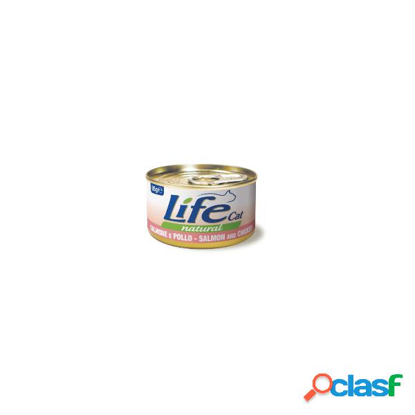 LifeCat Salmone e Pollo 85 gr