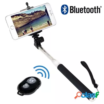 LogiLink BT0034 Bluetooth Selfie Stick with Remote Control
