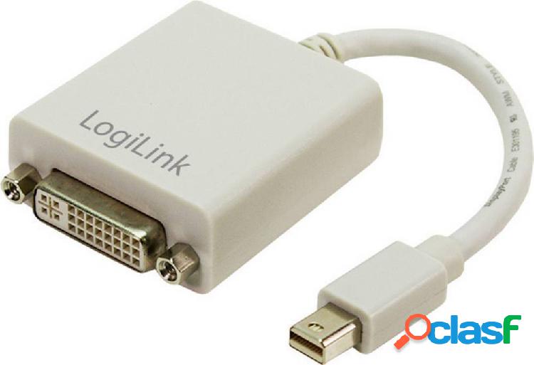 LogiLink CV0037 DisplayPort / DVI Adattatore [1x Spina Mini
