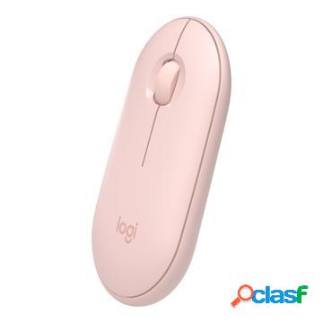 Logitech Pebble M350 ottico wireless - Rosa