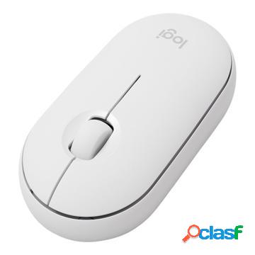 Logitech Pebble M350 ottico wireless - bianco