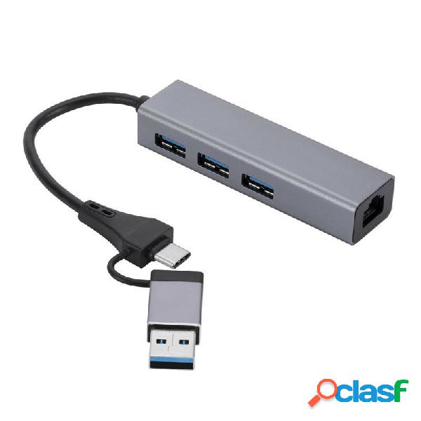 MNNWUU USB/Type-C Docking Station USB Hub Splitter Adapter