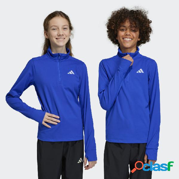 Maglia Running AEROREADY Half-Zip Long Sleeve