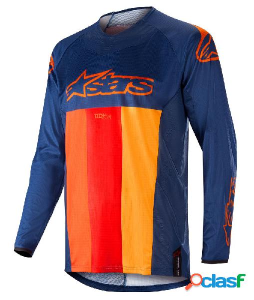 Maglia cross Alpinestars TECHSTAR VENOM DARK Blu Rosso