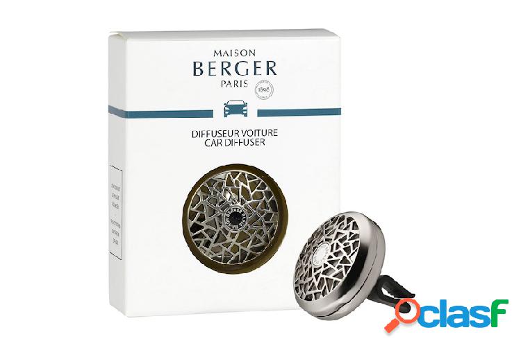 Maison Berger Paris Diffusore per auto Graphic Nichel grigio