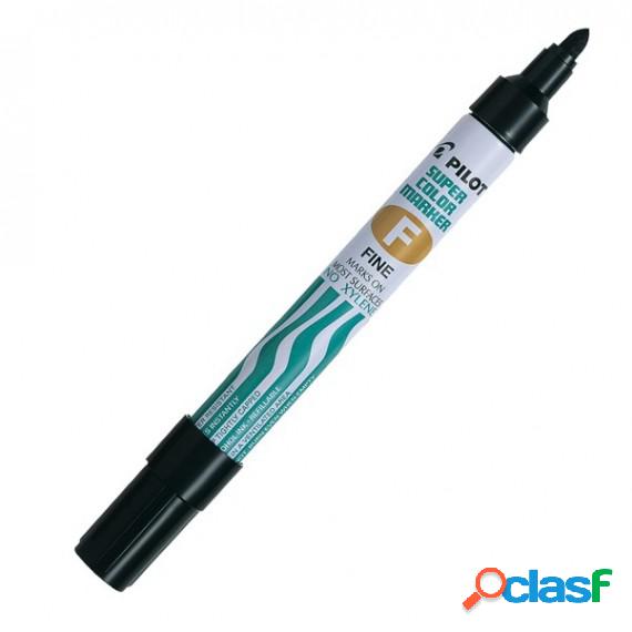 Marcatore Super Color - permanente - punta fine 4 mm - nero