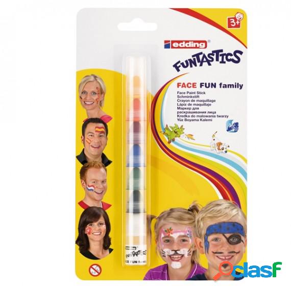 Matita da trucco Face Fun - 7 colori in una matita - tratto
