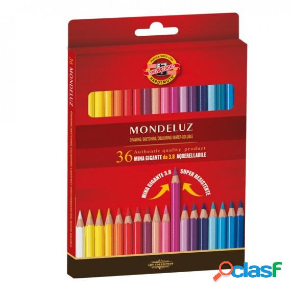 Matite colorate Mondeluz - acquerellabili - diametro mina