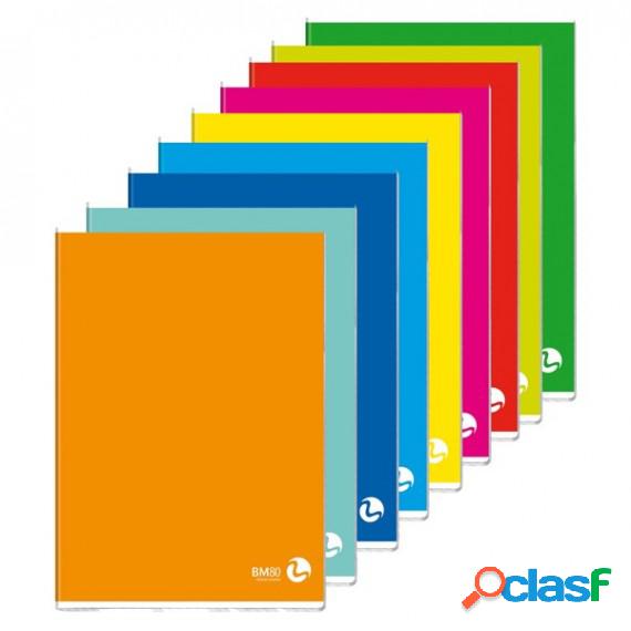 Maxiquaderno Color 80 Basic - A4 - quadretto 10mm - 80 fogli
