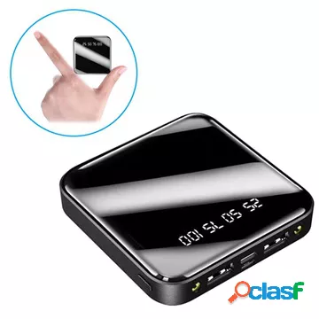 Mini Power Bank 10000mAh - 2x USB - Nero