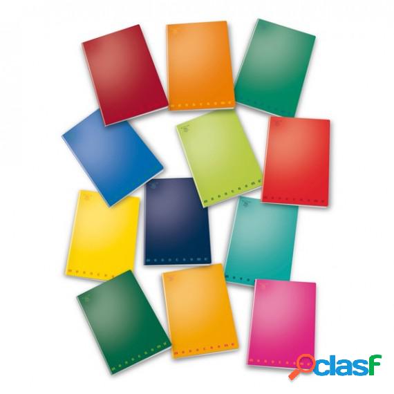 Miniquaderno Monocromo - 120x170mm - quadretto 5mm - 40fg -