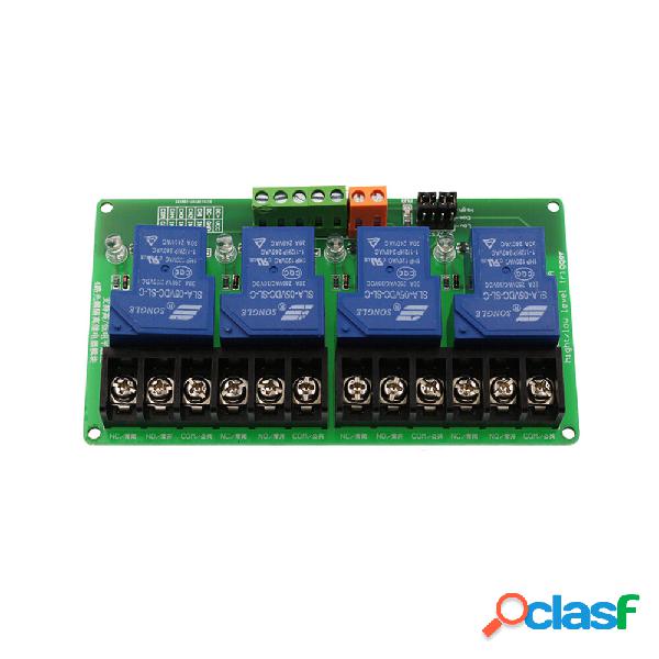Modulo relè a 4 canali 30A con isolamento fotoaccoppiatore