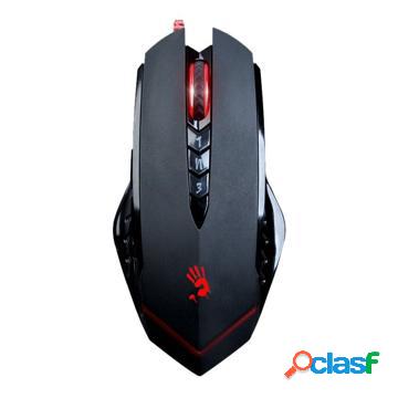 Mouse Ottico A4Tech Bloody V8m con Cavo - Nero / Rosso