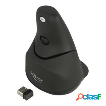 Mouse Wireless Laser DeLOCK - Nero