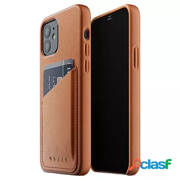 Mujjo Premium Full Leather iPhone 12/12 Pro Wallet Case -