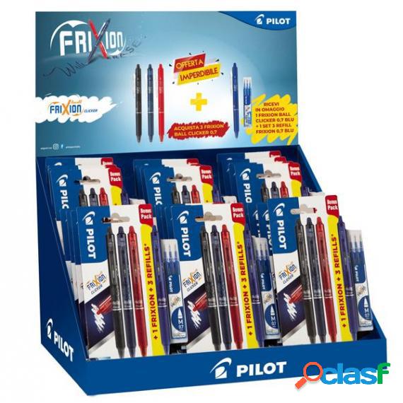 Multipack 3+1 Frixion Clicker e set 3 refill - Pilot -