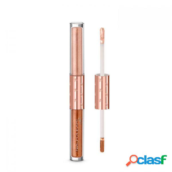 Naj oleari shiny duo liquid eyeshadow ombretto 04 rame e oro