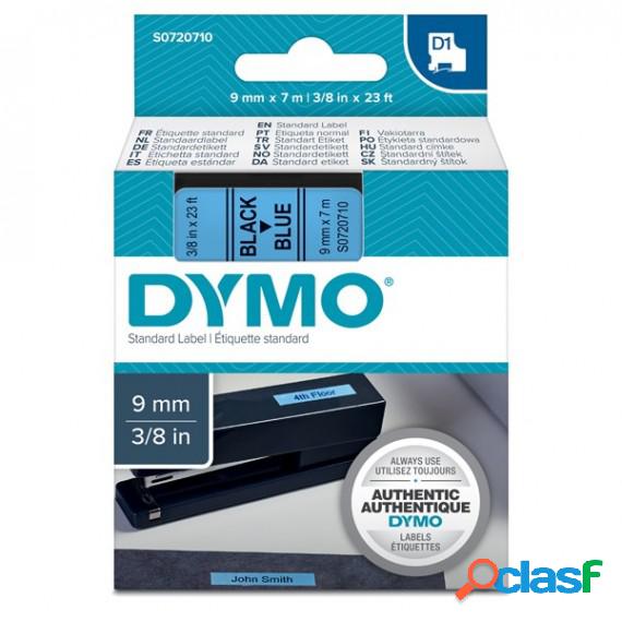Nastro D1 409160 - 9 mm x 7 mt - nero/blu - Dymo