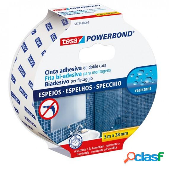 Nastro biadesivo per specchi Tesa Powerbond - 5 mt x 38 mm -