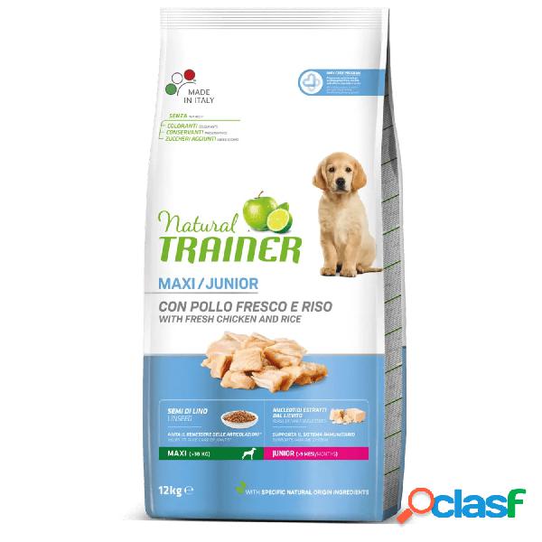 Natural Trainer Dog Junior Maxi con Pollo 12 kg