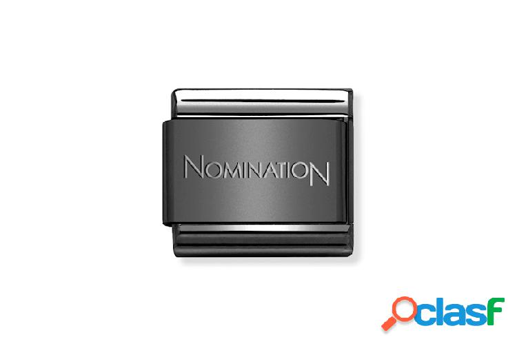 Nomination Link base Composable Classic acciaio nero nero