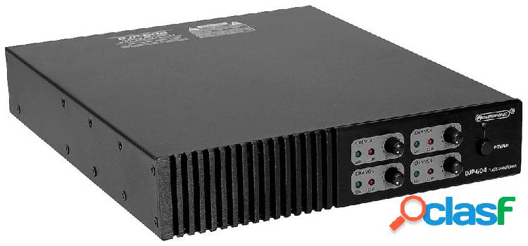 Omnitronic DJP-604 Amplificatore PA Potenza RMS per canale a