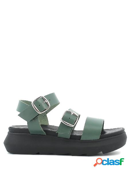 Once Sandali in pelle con zeppa, 37531 2850 - Vacchetta