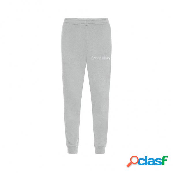 PANTALONI JOGGING IN FELPA DI COTONE CON LOGO Calvin Klein -