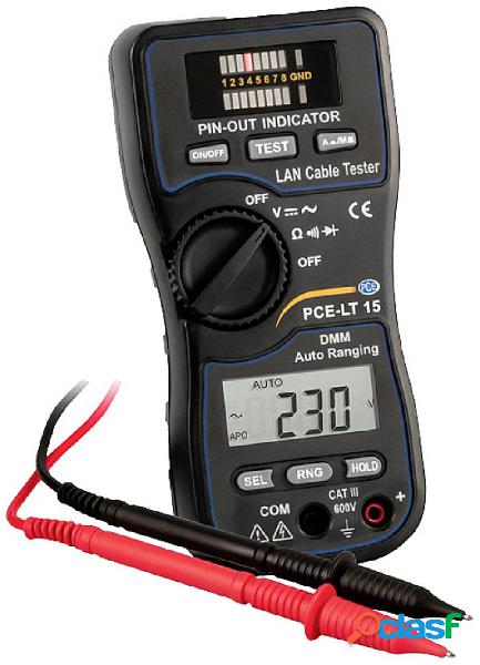 PCE Instruments PCE-LT 15 Multimetro portatile digitale