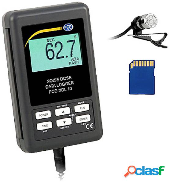 PCE Instruments PCE-NDL 10 Data logger livello sonoro