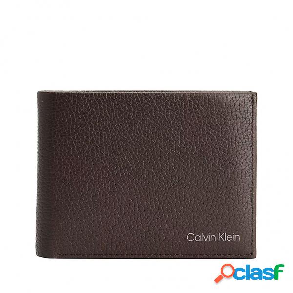 PORTAFOGLIO IN PELLE TRIPLA PIEGHEVOLE Calvin Klein