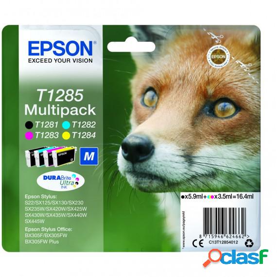 Pack Originale T1285 Per Epson S22 Sx125 420W Bx305Fw