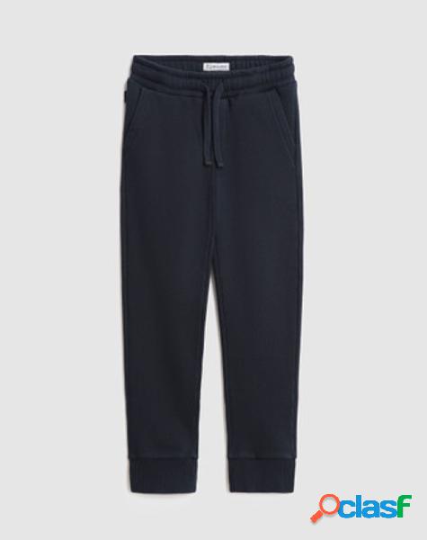 Pantalone blu in felpa con taschino sul retro 10-16 anni