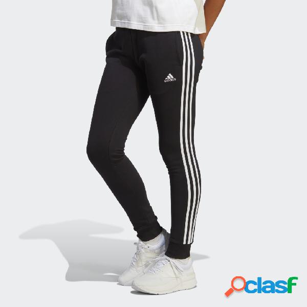 Pantaloni Essentials 3-Stripes French Terry Cuffed