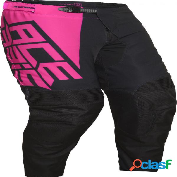 Pantaloni cross Acerbis MX SKYCLAD Nero Rosa