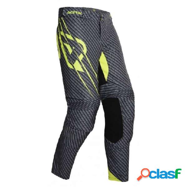 Pantaloni cross Acerbis Titanium Flex Grigio Giallo Fluo