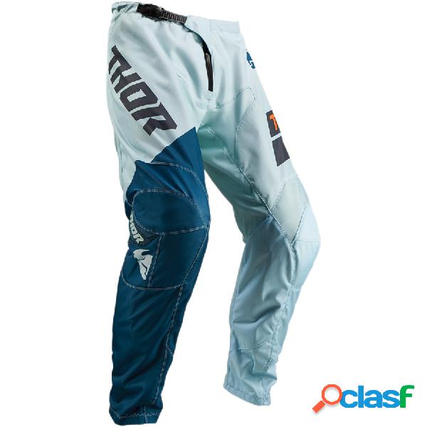 Pantaloni cross Thor SECTOR SHEAR Azzurro Grigio Ardesia