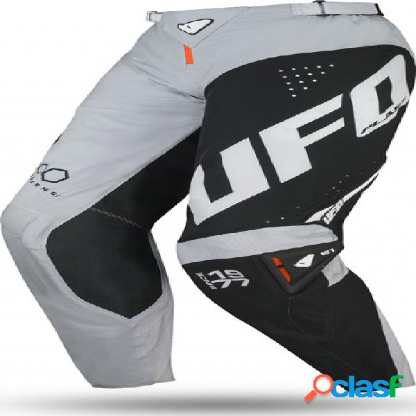 Pantaloni cross Ufo Plast SLIM FREQUENCY Grigio Nero Arancio