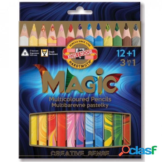 Pastelli colorati Matitoni Magic - diametro mina 5,6 mm -