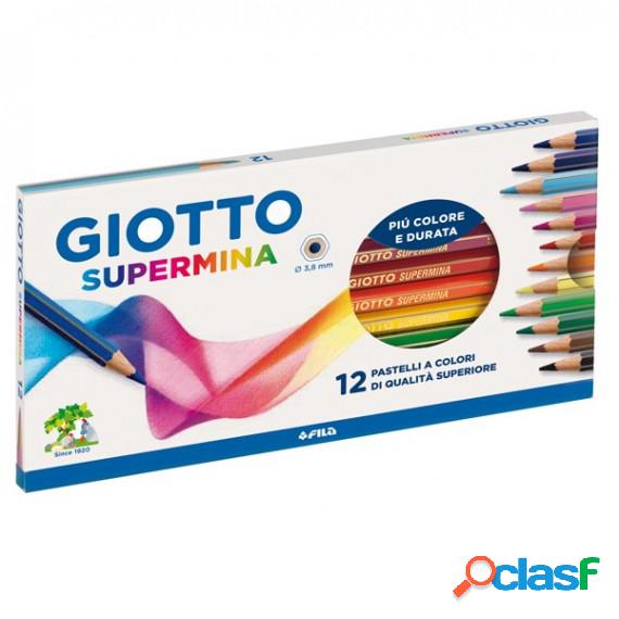 Pastello Supermina - mina 3,8 mm - colori assortiti - Giotto