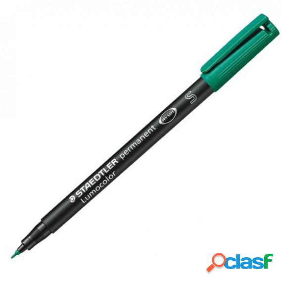 Pennarello Lumocolor Permanent 313 - punta 0,4 mm - verde -