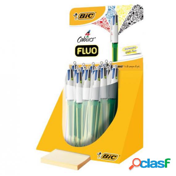 Penne a sfera 4 Colors fluo Bic expo 20 pezzi