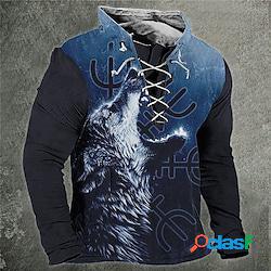 Per uomo Felpa Maglione Blu Viola Marrone Azzurro Grigio