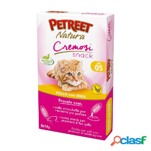 Petreet Cat Snack Pollo con Mais 6x14gr