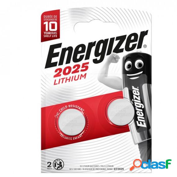 Pile CR2025 Lithium - 3V - Energizer specialistiche -